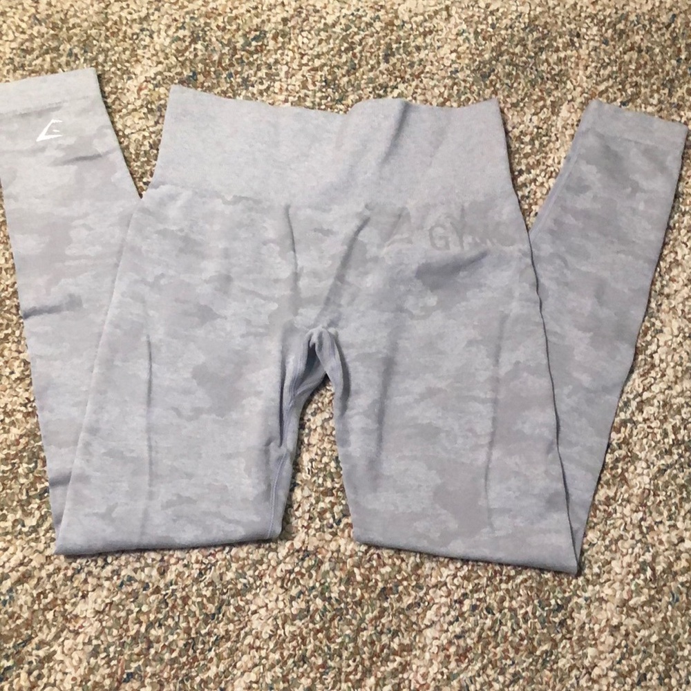 Gymshark Seamless Leggings- Grey Camo